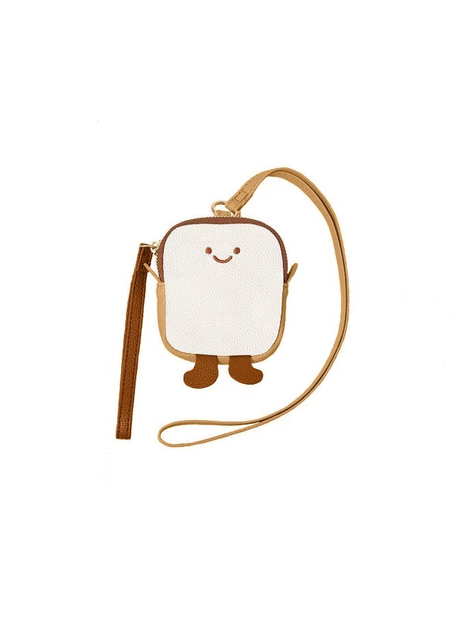Mark Fairwhale New Creative Storage Toast Crossbody Coin Purse  - Image 1
