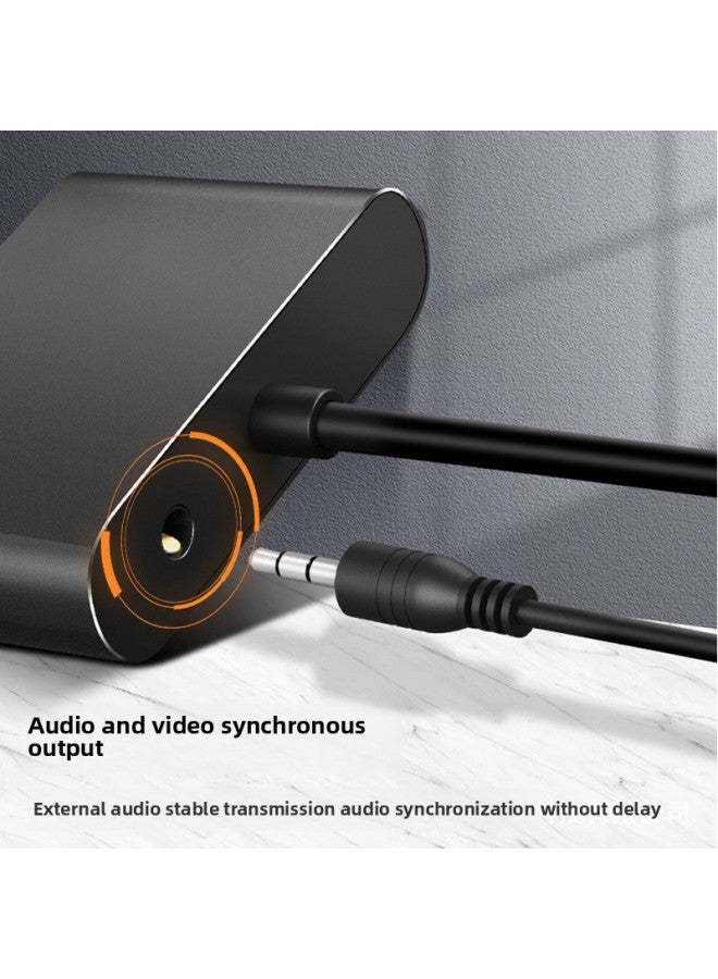 Hot-selling USB HDMI VGA HD Video Converter With Dual-port Output Audio HD-Color:VGA/HD+VGA - Image 3