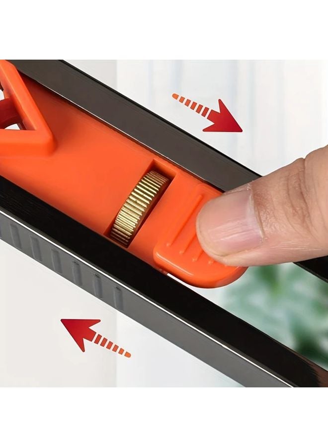 Orange Adjustable Contour Marking Ruler Precision Woodworking Tool Set for DIY Projects - Image 3