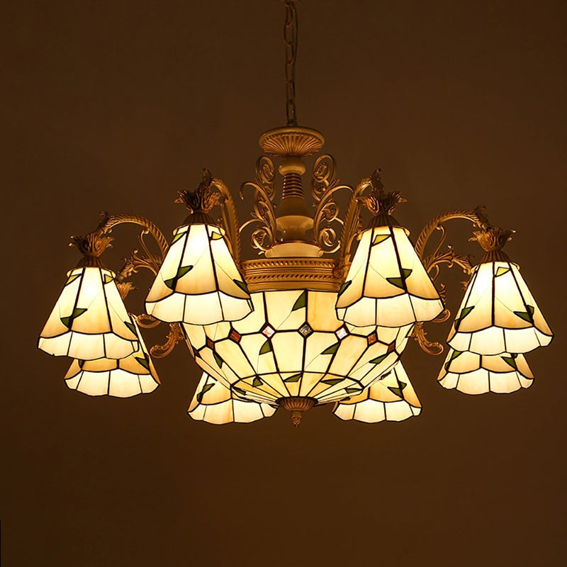 1pc Glass Craft Light Lampshade Unique Light Cover Lampshade Accessory - Image 5