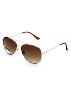 V.W.E. Aviator Progressive No Line Reading Glasses Trifocal Reader Outdoor Sunglasses (Gold 2.50)  - Image 1