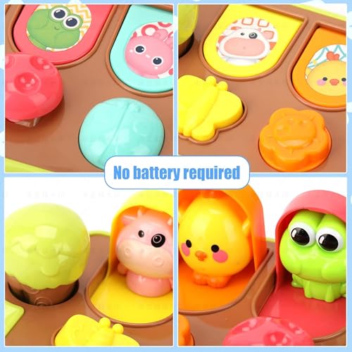 Lefan Hide and Seek Animals Game Learning Infant Toy for Girls Over 18 Months Baby Toys for Kids 1 2 3 4 5 Years Developmental Baby Toys1 Pop up Montessori Gift Infant - Image 4