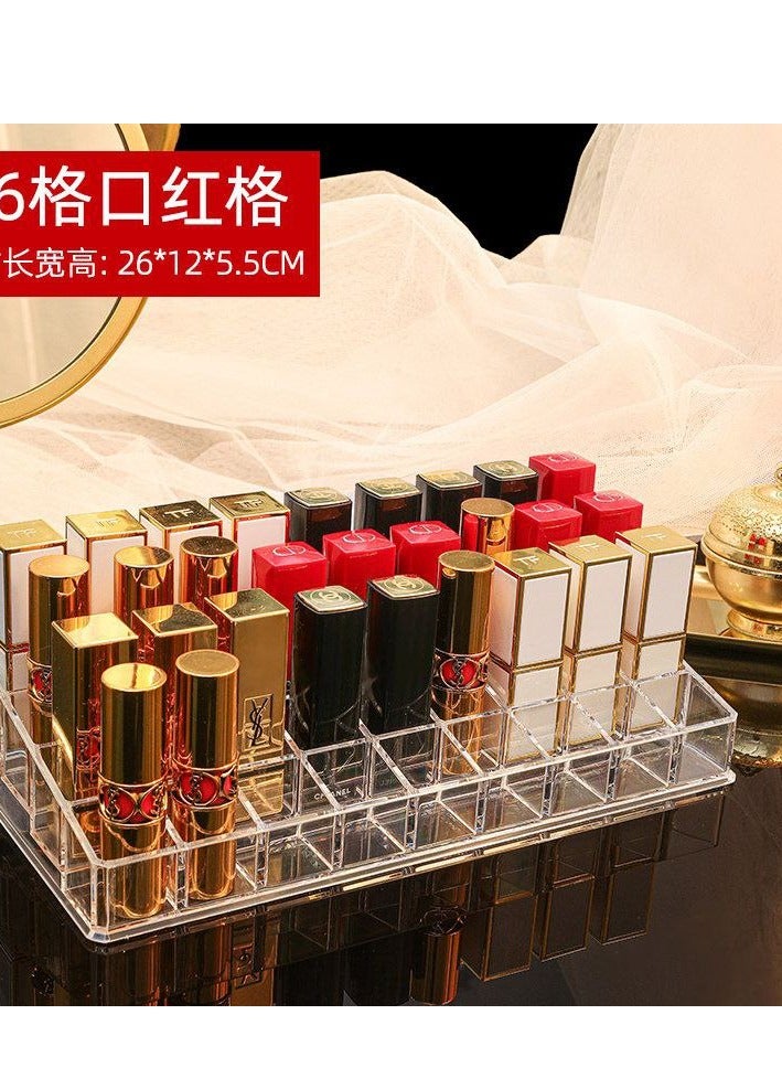 Clear Cosmetic Storage Organizer - Easily Organize Your Cosmetics, Jewelry and Hair Accessories. Looks Elegant Sitting on Your Vanity, Bathroom Counter or Dresser. Clear Design for Easy Visibility. - Image 3