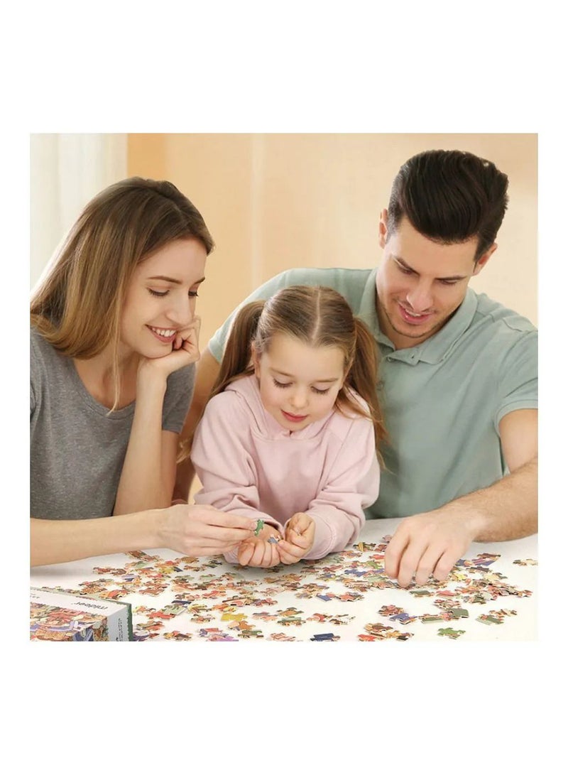 MiDeer Metropolis Puzzle for Ages 6+ – Interactive 352-Piece Jigsaw Puzzle | Easy-to-Fit Pieces | Enhances Motor Skills & Coordination | 31x33x18cm - Image 5