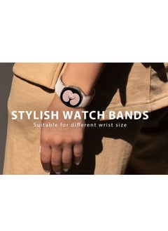 Y&D 10 Pack Bands Compatible for Samsung Galaxy Watch 5 4 40mm 44mm / Classic 42mm 46mm Band, Silicone Strap with Colorful Buckle Pro 45mm Women Men  - Image 3