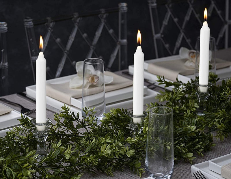 BOLSIUS White Household Candles 7 Inch Dinner Candlesticks - 45 Count Bulk Pack - 6+ Hours Clean Burning - Premium European Quality - Shabbat Candles - No Palm Oil - 0% Animal Fat - Emergency Candle - Image 5