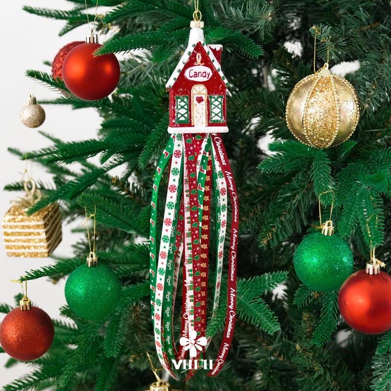 MEEDEE 3/8 inch 100 Yards Assorted Christmas Ribbon - Pack of 20 in Red, Green & White - Mix Grosgrain & Double Face Satin Ribbon for Holiday DÃ©cor, Gift Wrapping, Xmas Wreath Bow or Crafting Project - Image 5
