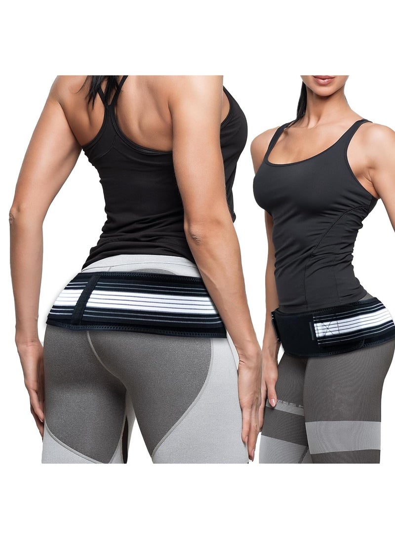 DubaiGallery Sacroiliac Belt, Si Joint Hip Belt, Lower Back Support Brace, Trochanter Stabilization Brace for Sciatica Pelvis Lumbar Hip Pain Relief and Maternity Pregnancy Support - Image 1