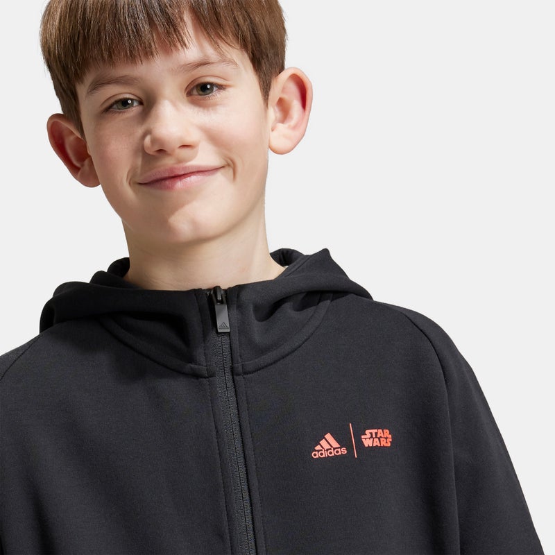 Adidas Kids' Star Wars Z.N.E. Full-Zip Hoodie (Older Kids) - Image 4