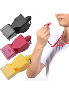 QSHOP QSHOP® Portable Sports Whistle Emergency Whistle ABS Material Referee Whistle for Camping Survival Basketball Football Lessons  - Image 2