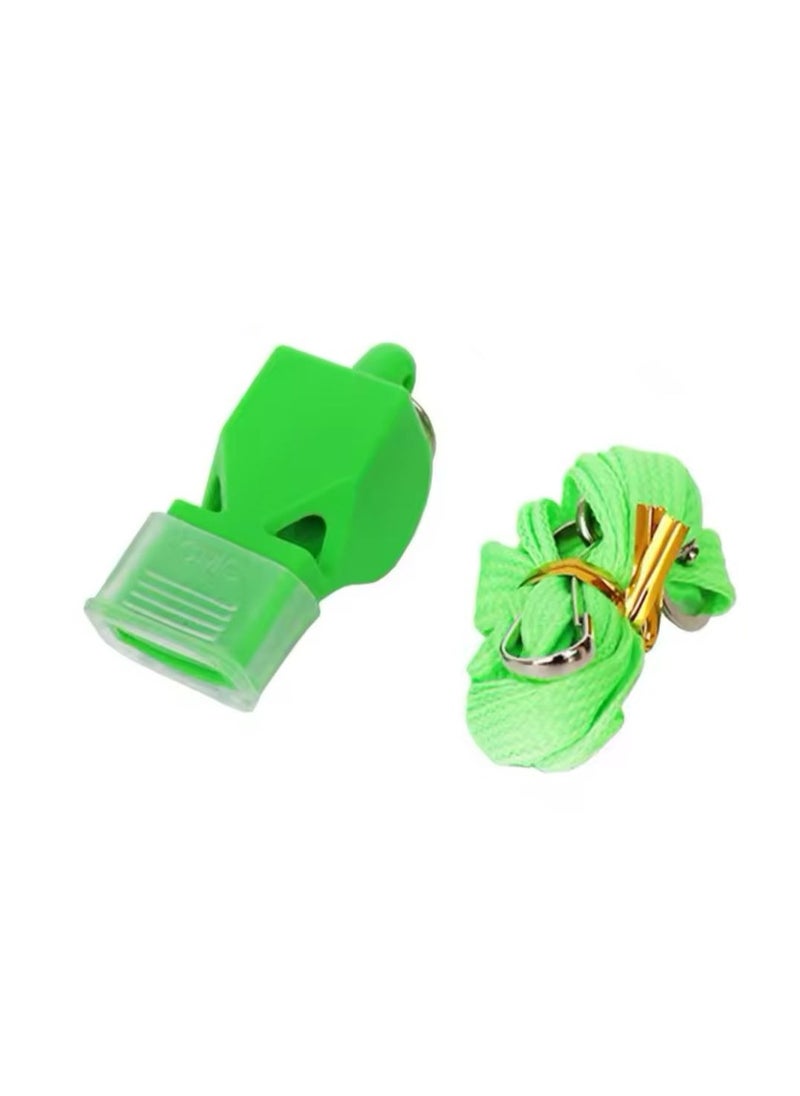 QSHOP QSHOP® Portable Sports Whistle Emergency Whistle ABS Material Referee Whistle for Camping Survival Basketball Football Lessons  - Image 1