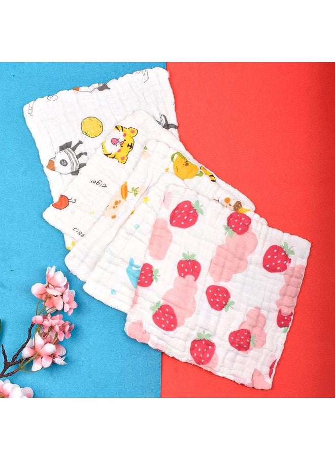 MOM'S HOME Organic Muslin New Born Baby Gift Setblue White10 Items  - Image 3