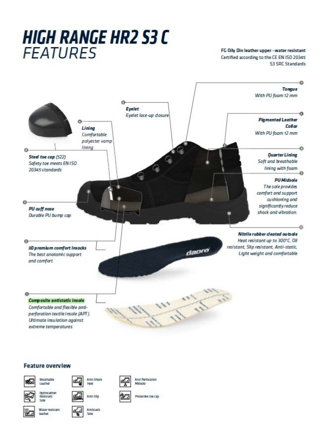 DAPRO - Approved Dapro HR2S3C Shoes - Image 1