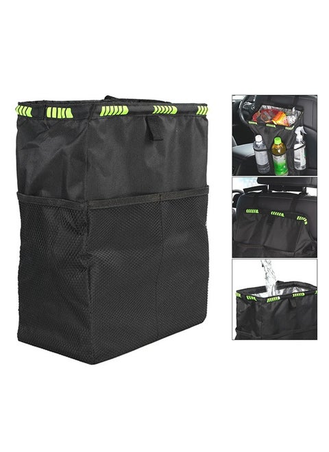 Car Trash Can, Multi-Function Car Trash Bin, Foldable Car Trash Bag, EVA Waterproof Insulation Lining Universal Car Interior Accessories