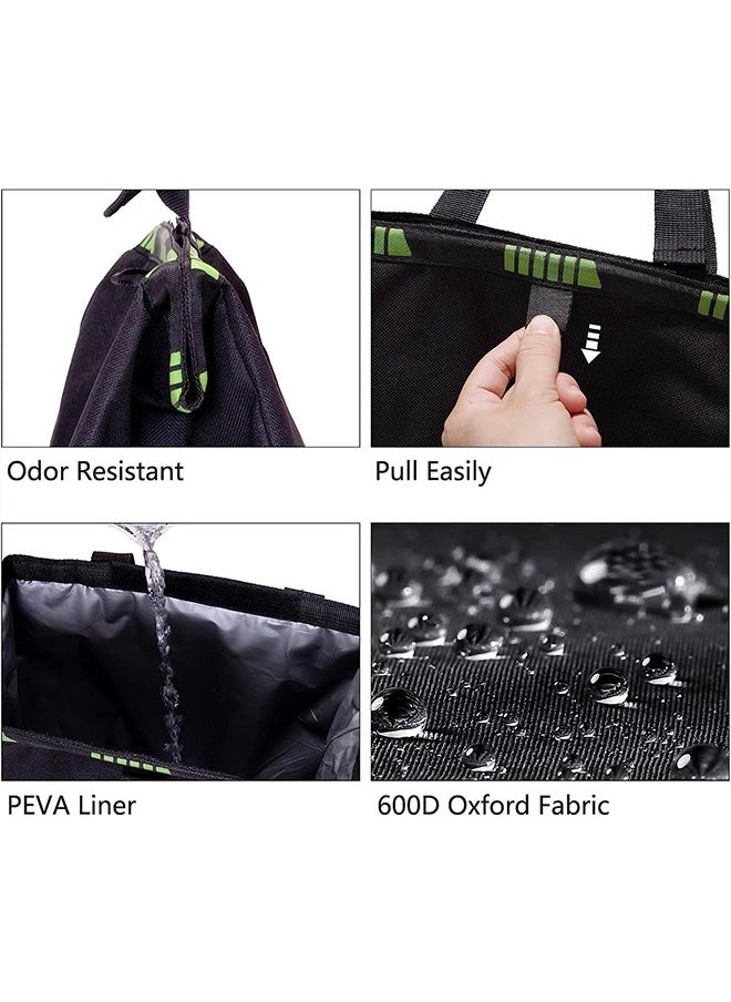 Generic - Car Trash Can, Multi-Function Car Trash Bin, Foldable Car Trash Bag, EVA Waterproof Insulation Lining Universal Car Interior Accessories - Image 1