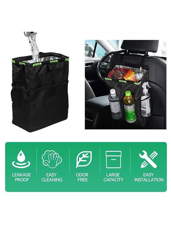 Generic - Car Trash Can, Multi-Function Car Trash Bin, Foldable Car Trash Bag, EVA Waterproof Insulation Lining Universal Car Interior Accessories - Image 1