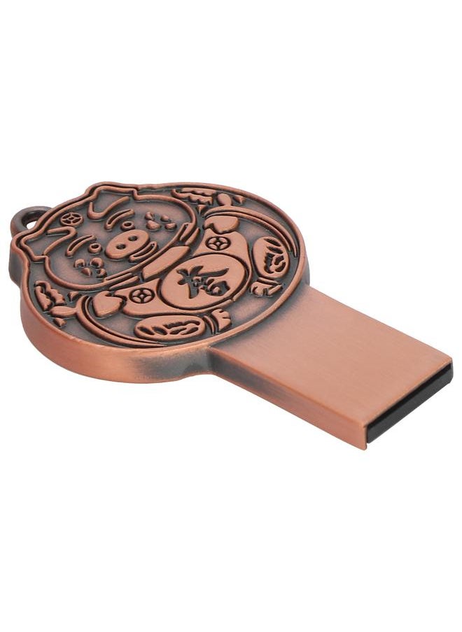 Thoraya Metal 2.0 USB Flash Drive Portable Waterproof Metal Drive Storage Memory Stick 128GB  - Image 5