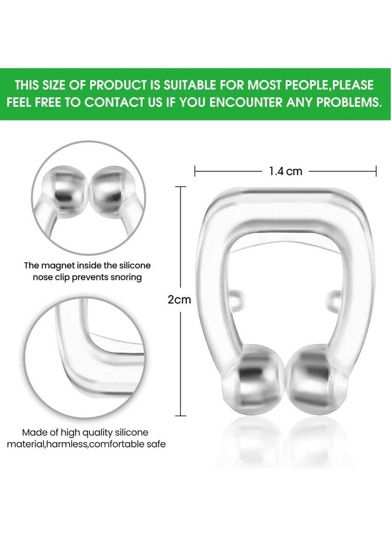 Generic 3 Pack Silicone Anti-Snore Nose Clips for Comfortable Sleep - Magnetic Nasal Dilators for Better Breathing for All  - Image 5