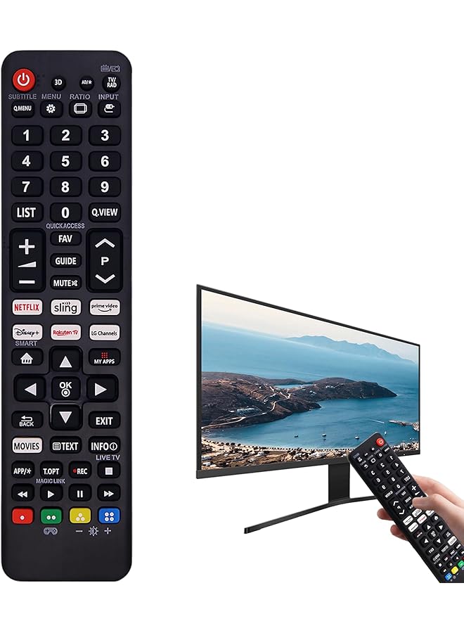 The Bros Universal Remote Control, LG TV Remote Control, Replacement for all LG Smart TVs Remote Control Compatible with All LG LED HDTV HDR No Setup Required TV Remote - Image 1