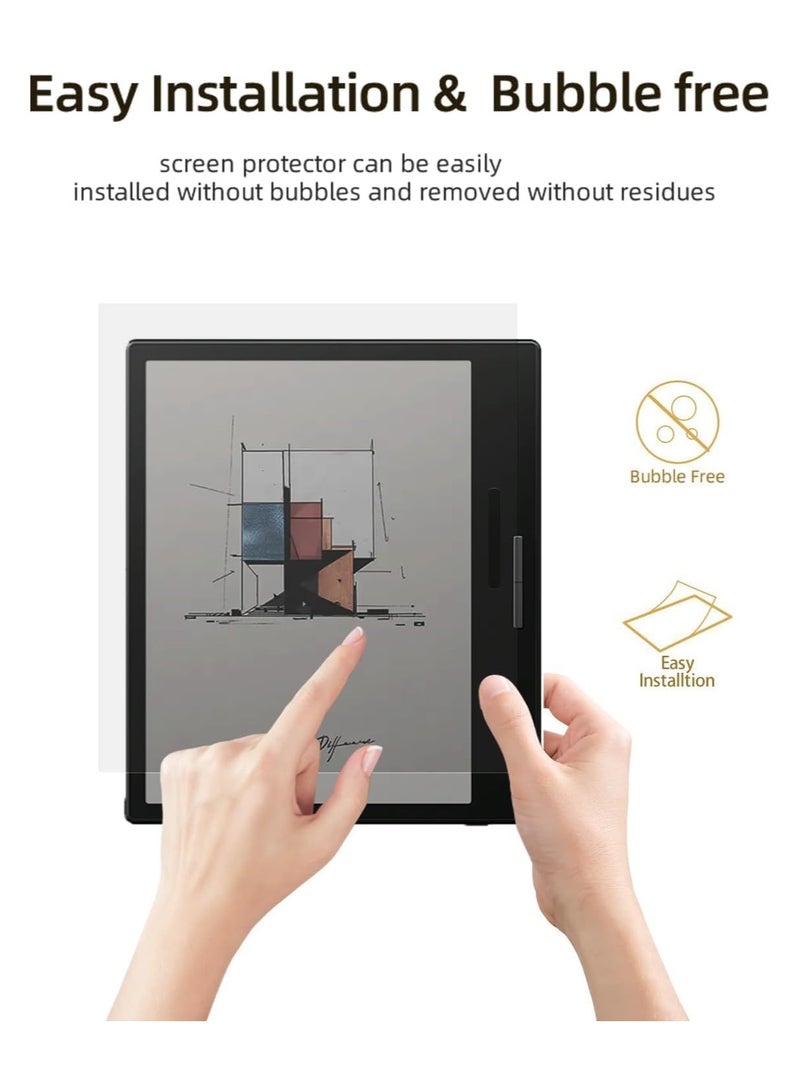General 2 pack Screen Protector Compatible with Onyx Boox Go Color 7 Inch (2024) Easy Installation 9H Frosted Explosion-Proof Film For Boox Go Color 7  - Image 5