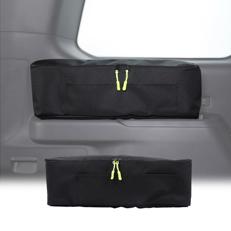 LLKUANG Car Trunk Storage Organizer Bag Compatible with Toyota Land Cruiser Prado 250 J250 LC250 2024 2025Rear Trunk Pockets Storage Organizer Oxford Cloth Storage Bag Space Saving Left Side