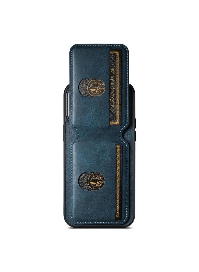 Suteni Case For iPhone 15 Plus H02 Leather Wallet Stand Back Phone Case - Image 4