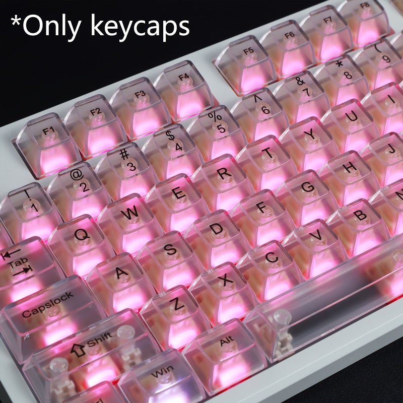 أغطية مفاتيح OEM شفافة سوداء بنقوش خضراء لمفاتيح MX - Image 5