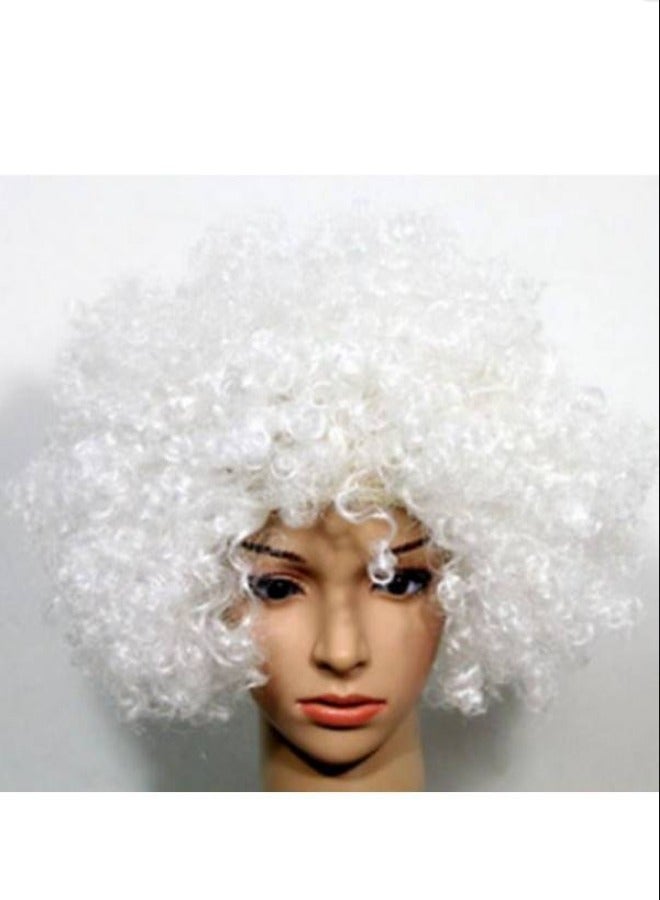 World Cup Carnival Afro Wig Clown Funny Wig 