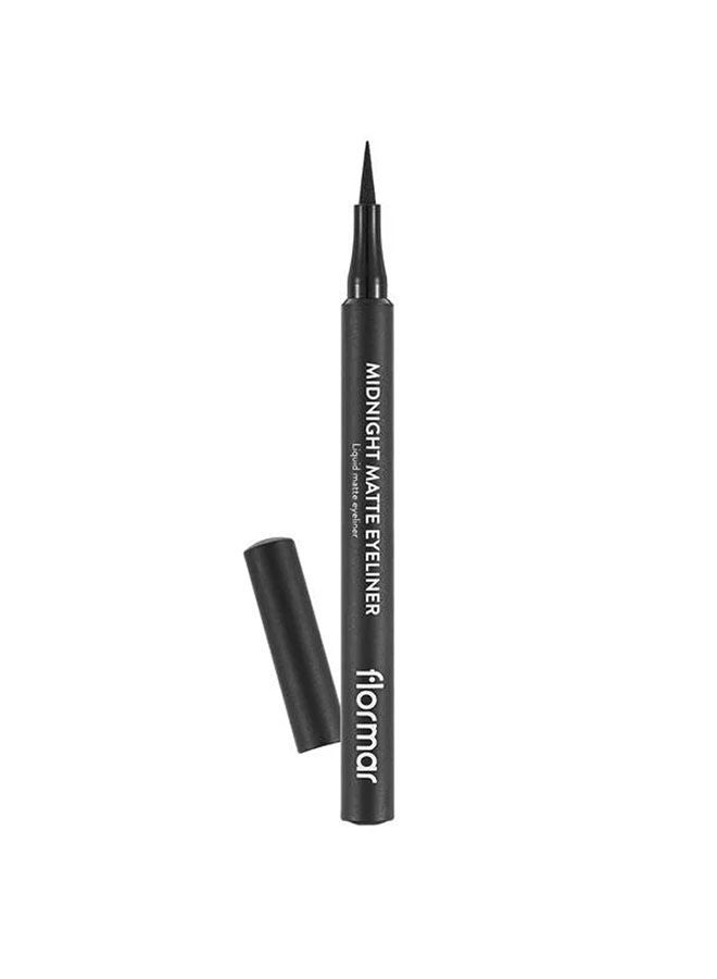 flormar Midnight Matte Liquid Eye Pencil Black - Image 1