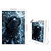 Ulord Great Jigsaw Puzzles for Adults 300 Pieces Black Cat Fantasy Night Puzzles for Adults Toys Gift Family Decoration Kids Puzzle - Image 4