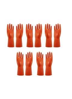 LADWA LADWA Heavy duty rubber gloves for clothes washing kitchen cleaning for women Household rubber gloves for bathroom cleaning gloves P5 Pair 