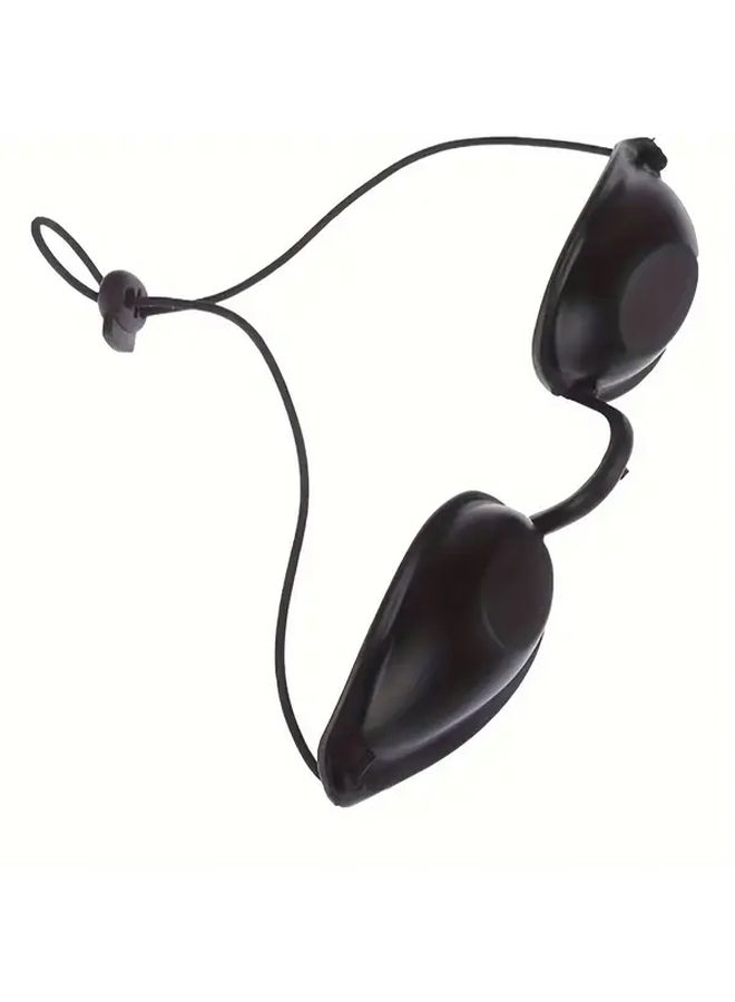 Black Protective Eye Mask For Tanning Sun Protection Comfortable Fit - Image 5