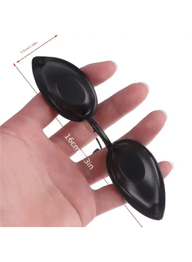 Black Protective Eye Mask For Tanning Sun Protection Comfortable Fit - Image 3