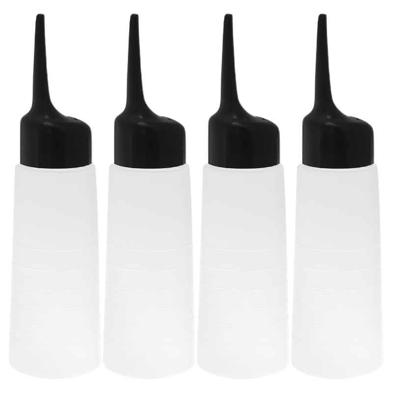 Empty Applicator Bottle with Black Slant Tip and Scale - Image 1