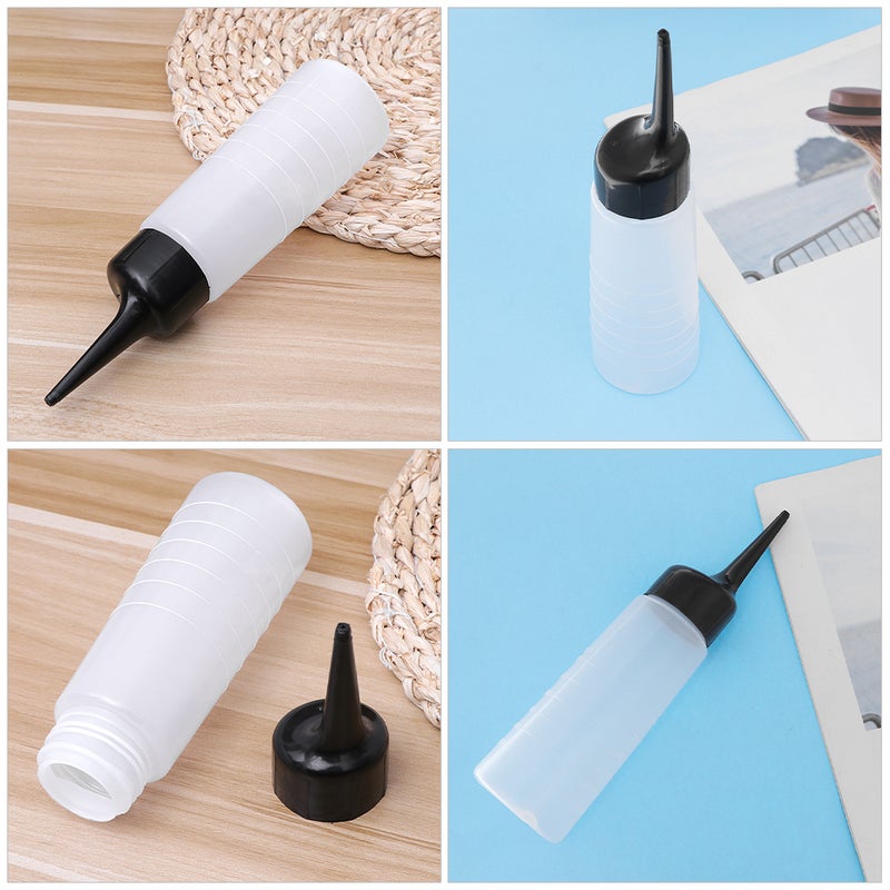 Empty Applicator Bottle with Black Slant Tip and Scale - Image 3