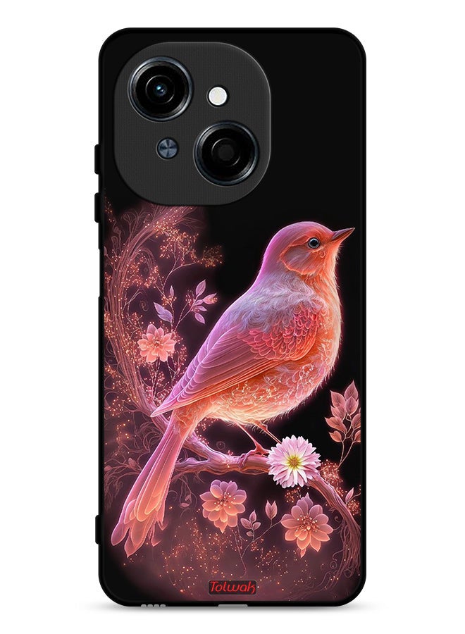 Tolwak Tecno Spark Go 1S 4G Protective Case Cover Cute Bird Art - Image 1