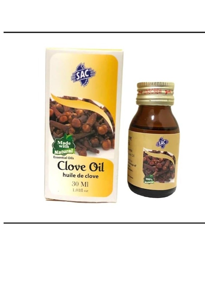 SAC NATURAL CLOVE OIL 30 ML
