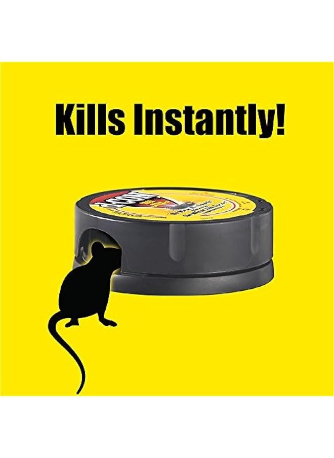 D-Con Covered Mouse Trap, 6 Pack (2 Traps Each) for No View, No Touch Experience