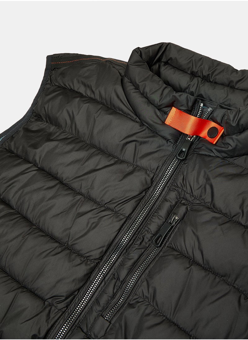 North 56°4 Plus Size Quilted Sleeveless Gilet Black  - Image 3