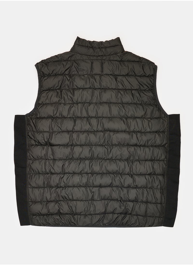 North 56°4 Plus Size Quilted Sleeveless Gilet Black  - Image 2