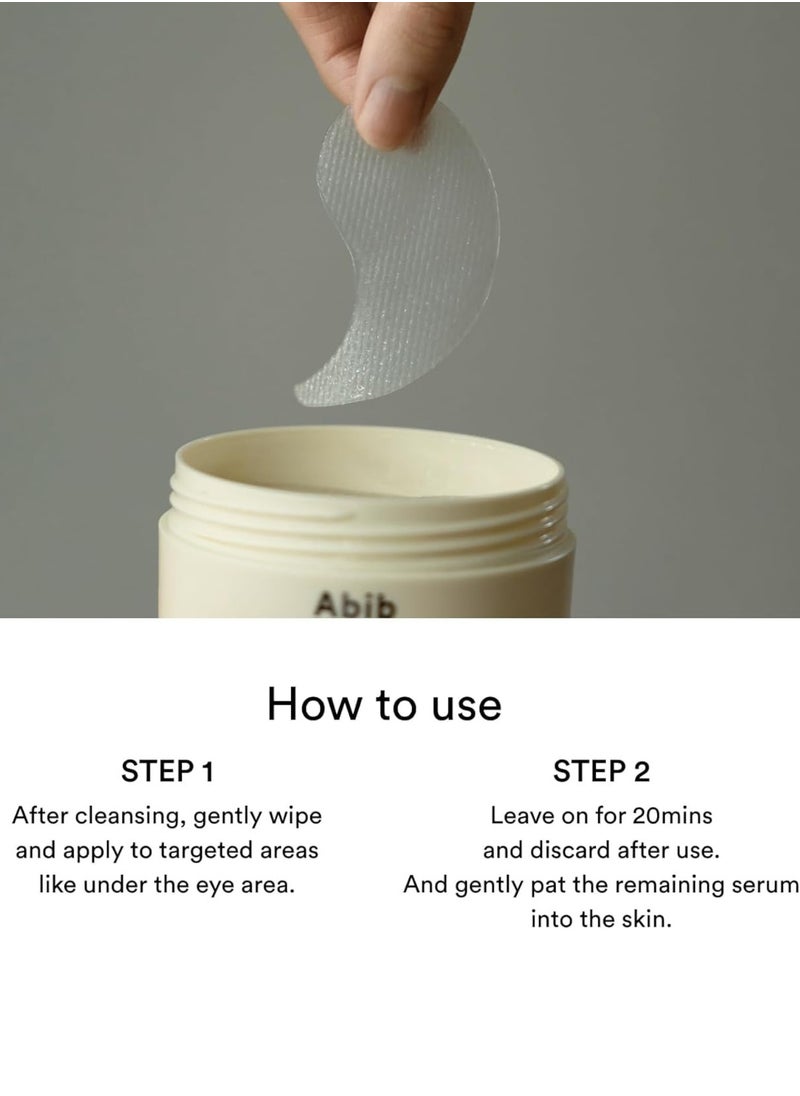 ابيب - عبوة Abib Collagen Eye Patch – لاصقات عين بتركيبة الكولاجين، ترطيب وتخفيف التجاعيد تحت العين - Image 1