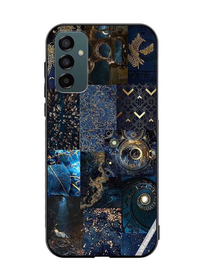 VR CREATIVE Protective Case Cover For Samsung Galaxy F23 Blue Neon College Design Multicolour - Image 1