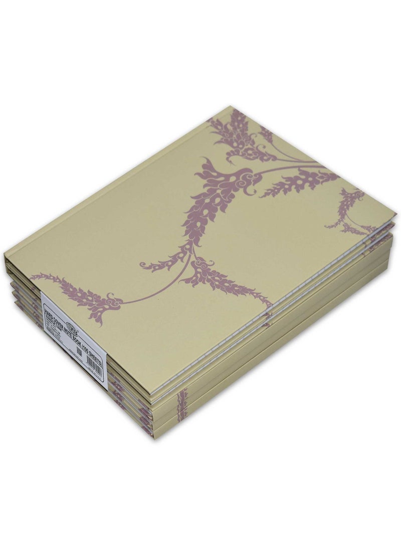 FIS Pack of 5  Note Book A4 100Sheets Design 1 -FSNBA4100D1 - Image 1