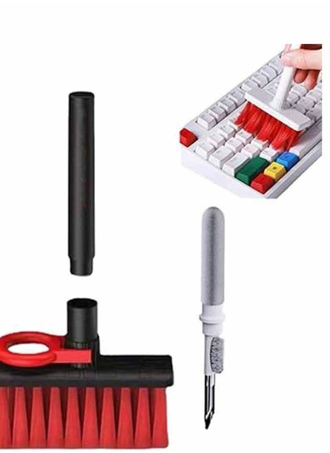 Multi function laptop cleaning kit/laptop cleaner Brush/keyboard cleaner/keyboard cleaning kit/gadget cleaning kit Gap Duster Key-Cap Puller for Laptop, Keyboard and Earphones (Black)