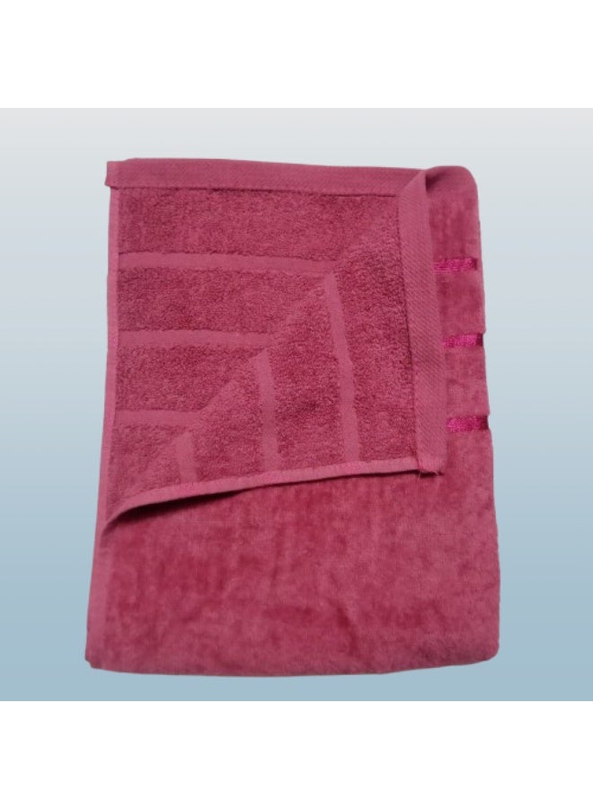 High-quality 3-piece towel set (one side cotton, one side velvet), 50x100 cm - Image 5