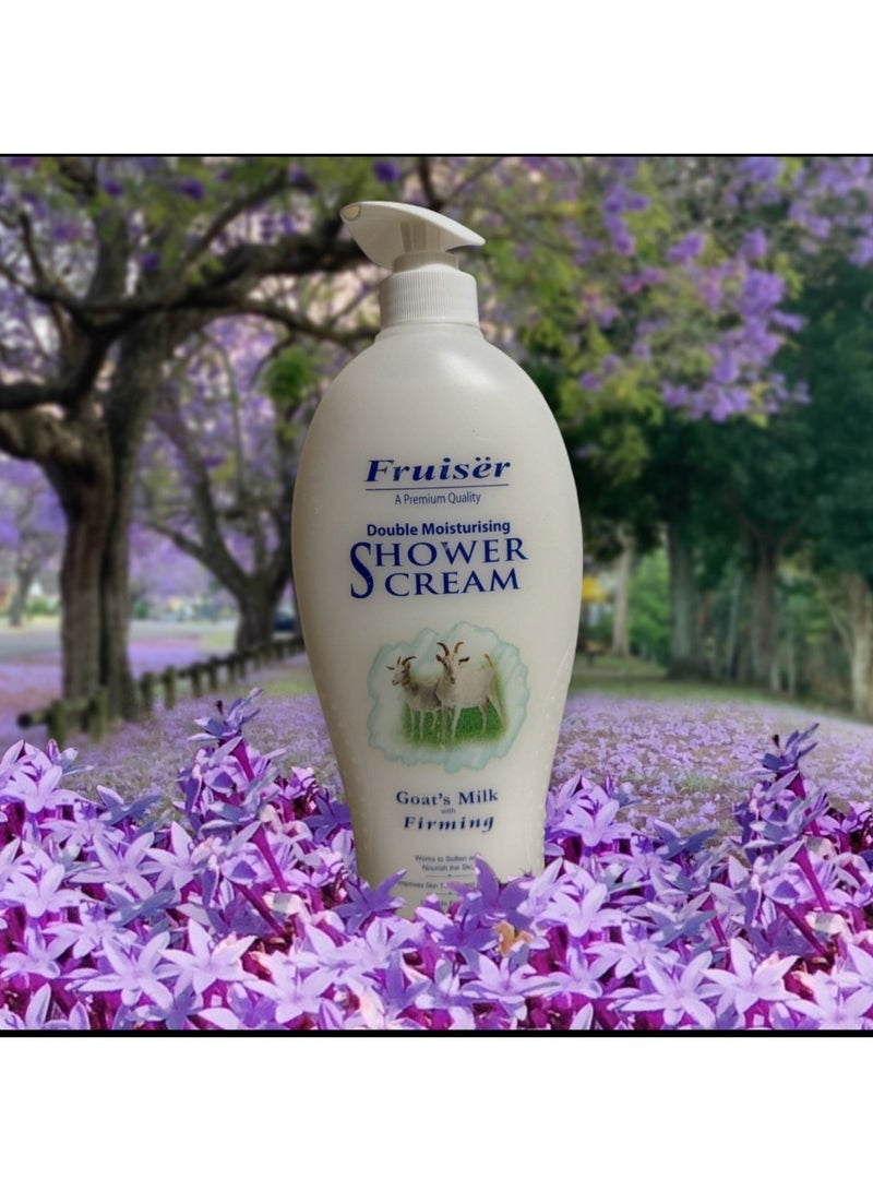 فروزير كريم استحمام مرطب مزدوج بحليب الماعز مع شد البشرة 1000 مل - Image 4