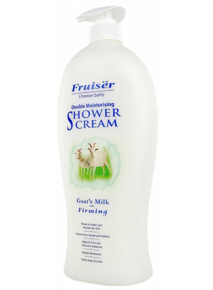 فروزير كريم استحمام مرطب مزدوج بحليب الماعز مع شد البشرة 1000 مل - Image 3