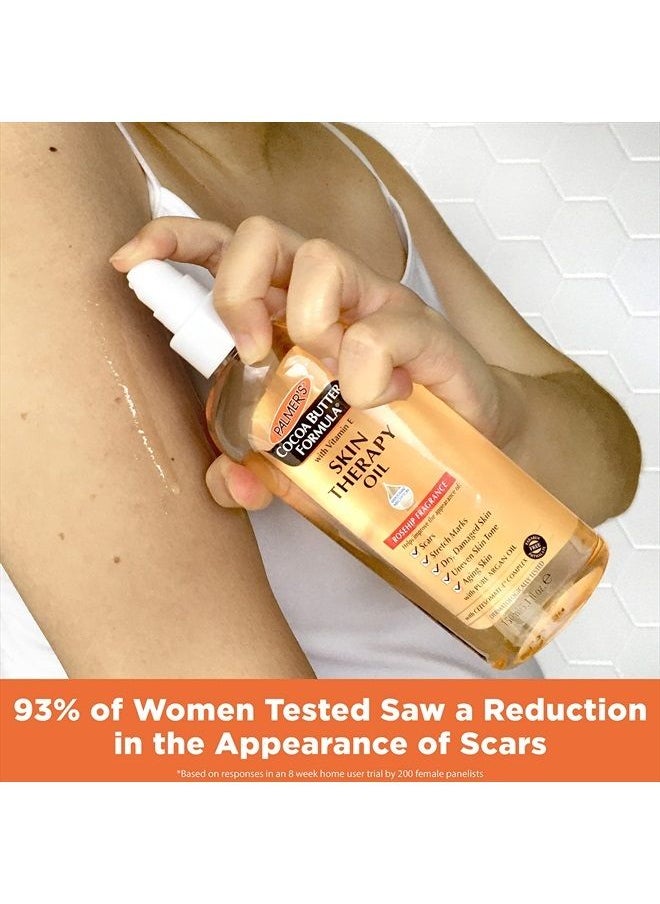 PALMER'S Cocoa Butter Formula Skin Therapy Moisturizing Body Oil with Vitamin E, Rosehip Fragrance, 5.1 Ounces  - Image 4