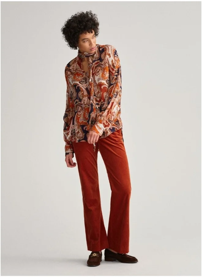 GANT Gant Paisley Bow Blouse