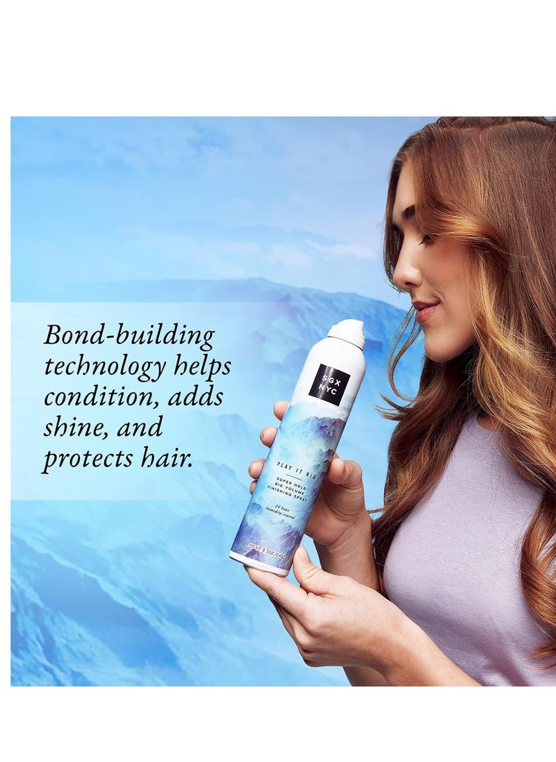 SGX NYC SGX NYC Play it Big Volumizing Finishing Hair Spray - Long Lasting Hair Spray with Anti Frizz Finish - Paraben Free with Coconut Oil - 8.5 oz  - Image 4